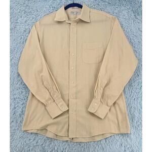 Burberrys of London Men’s Dress Shirt Size 16½ (34) Beige – Made in USA